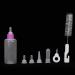 Durable 60ml Pet Milk Bottle | Breeding Bottle for Puppies & Kittens - Water Feeder Set with Nipple Brush (Pink) - Buy Online on GoSupps.com
