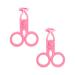 OSHHNI 2x eyelid stretching tools eye care contact lens inlet aids to carry contact lenses tools for removing pink