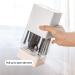Obahdirry Receive 1 Bucket of Desktop Makeup Brush Wipe Boxes Eye Shadow Brush Lipstick Cosmetics Eyeliner Brush Pot - Buy Online on GoSupps.com