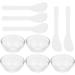 Kichvoe Toning Mask Tool Set - DIY Glass Mixing Bowl & Stirring Tools for Facial Masks | Salon Quality Beauty Supplies - Buy Online on GoSupps.com