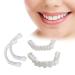 Denture Teeth Temporary Fake TeethSnap On Veneers, Snap in Teeth for Men and Women, Cover The Imperfect Teeth Fix Confident Smile Denture Decorations for Halloween, Christmas and Daily Life
