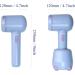 USB Cordless Hair Dryer Mini Hot/Cold Wind Blow Dryer 3 Speed Adjustmen Battery Powered Travel Hairdryer for Outdoor/Indoor - Buy Online on GoSupps.com