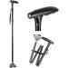 SilteD Adjustable Foldable Walking Stick Crutch Medical Senior Dog Crutches Lightweight Multifunctional Adjustable Aluminum Alloy Walker with led Light Parent's Gift - Buy Online on GoSupps.com