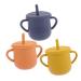 TOYANDONA 3pcs Baby Silicone Cup Silicone Sippy Cups for Toddlers Silicone Straw Cup for Baby Toddler Training Cup Infant Silicone Water Cup Silicone Water Cup for Baby Anti-spill Silica Gel