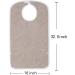 Adult Bib for Eating: Brown Clothing Protector w/ Optional Crumb Catcher (4 Pack) - Buy Online on GoSupps.com