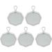 Makeup Puff Box Octagonal Powder Puff Container 5-Piece Gray Dustproof Safe Box for Dressing Tables - Buy Online on GoSupps.com