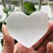 Crystal 5-6cm Natural Selenite Heart Crystal Gypsum White Quartz Rough Minerals Specimen Point Stone JZIGTDEM - Buy Online on GoSupps.com
