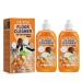 Jue-Fish Floor Cleaner Momeng Floor Cleaner Orange Multi-Purpose Powerful Decontamination Floor Cleaner Concentrate (2pcs)