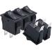 Twidec/5Pcs Rocker Switch 2 Pins 2 Position ON/Off AC 15A/125V 20A/250V SPST Car Boat Black Rocker Switch Toggle(Quality Assurance for 1 Years)KCD3-101