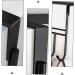 PRETYZOOM College Essentials 7 Door Hook s Woodsy Decor Hangers for Clothes Towel Hook Iron Hook Shelf Hanging Office 42X22CM Black - Buy Online on GoSupps.com