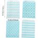SKISUNO Candy Bag 24pcs Candy Shape Container Paper Mixed Party Patterns Wavy Wedding Blue Dot Bags Birthday Striped Sacks - Buy Online on GoSupps.com