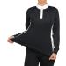 Women's Long Sleeve Black Equestrian Horse Riding Shirt with Pockets - Size Medium - Buy Online on GoSupps.com