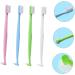 Buy Gleavi Double-Sided Travel Toothbrush Set - 4 Portable Manual Toothbrushes with Soft Bristles | Ideal Home Accessories for International Shipping - Buy Online on GoSupps.com