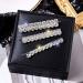 Tzoxal Luxury Hair Clips for Women Bling Rhinestones Hairpins Barrettes White Sparkly Hairgrip Hair Headwear Accessories for Party Wedding Daily (A) Gold White - Buy Online on GoSupps.com