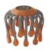 LOUFY 20 massage heads scalp head massager red light therapy vibrator octopus scratches for relaxation stress durable simple installation (orange)