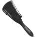 Detangling Brush for Afro America/African Hair, Textured 3a to 4c Kinky Wavy/Coily/Wet/Dry/Oil/Thick/Long/Curly Hair Detangler (Black) Black 1