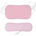 Jiuqing castor oil pack waist and thyroid neck reusable adjustable adjustable soft for liver gain-help aid sleep and slope pink elastic rope elastic rope pink pink pink