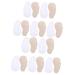 FOMIYES Metatarsal Foot Pads 10 Pairs Sweat pad Supplies Inserts for Women Leather Womens Sandals Non-Slip mat Soft Miss Half pad Sandals pad Anti-Skid Shoe Insoles Women Sandals Heels