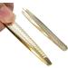Obahdirry Eyebrow Tools Stainless Steel Plucking Eyebrows Tweezers Tweezer Oblique Brow Clip Eyebrow Shaping Pliers Gold - Buy Online on GoSupps.com