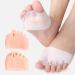 Professional Metatarsal Foot Cushions - Breathable Gel Pads for Forefoot Pain Relief | Soft Reusable Elasticity - 1 Pair - Buy Online on GoSupps.com