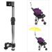 Stainless Steel Adjustable Umbrella Stand for Wheelchairs, Bicycle Trolleys & Electric Cars - Buy Online on GoSupps.com