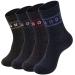 NinetoFiveLife Pack of 4 Winter Warm Wool Socks Hiking Socks Knit Outdoor Recreation Socks for Women Soft and Comfortable