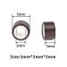 1000Pcs Premium Dark Brown Silicone Micro Link Rings 5mm for I Tip Hair Extensions - 1000 Count - Buy Online on GoSupps.com