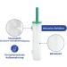 Maximex Urinal Cleaning Brush with Container - Multi-Coloured Polypropylene 6x39x6 cm | Best International Shipping - Buy Online on GoSupps.com