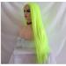 BGHJUE Fluorescent Green African Lace Front Wig - Heat Resistant Synthetic Hair for Black Women - Buy Online on GoSupps.com