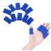 FOMIYES 10 Pack Finger Braces & Thumb Protectors - Medium Blue Sports Sleeves for Basketball Optimal Comfort & Support - International Shipping Available - Buy Online on GoSupps.com