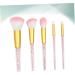 Ipetboom 5 Set Color Powder Women s Suits Makeup Eye Make up Brushes Diamond Makeup Eyebrow Makeup Brushes Blending Brushes Ladies Suits Clear Makeup Brushes Brush Set Pink Miss Mix - Buy Online on GoSupps.com