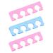 Lurrose 3Pcs Manicure Finger Divider Nail Separator Nail Art Tools (Random Color)