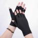 Kalolary 3 Pairs UV Shield Gel Manicure Gloves - Fingerless Anti UV Protection for Hands - Black Purple White - Buy Online on GoSupps.com