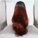 SHIYID Natural Black to Brown Red Wave Lace Front Wigs | Long Heat Resistant Synthetic Hair Wigs for Stunning Styles - Buy Online on GoSupps.com
