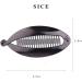 Ycfish Banana Hair Clips Clincher Combs Bananas Combs Double Banana Clip Fishtail Hair Clip Fish Shape Ponytail Banana Clip Vintage Hair Accessories for Women Girls (Black Testudinarious1) - Buy Online on GoSupps.com