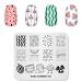 KADS Nail Art Stamping Plate - Warm Color Summer Watermelon Design | DIY Nail Tool (SU001) - Buy Online on GoSupps.com