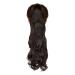 Cybelleza Ombre Ponytail Extensions - Heat-Resistant Medium Brown Curly Clip-In Hair Extensions for Artful Braids & Wavy Hairstyles - Buy Online on GoSupps.com