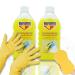 x2 500ml Bartoline sugar soap for walls |cleaning products| All purpose floor cleaner liquid Surface degreaser sugar soap| Comes with durable rubber gloves large cleaning sponge by Ditch Products