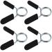 Doulein spring closures 4 pieces of dumbbell closures dumbbell clamp barbell clamps dumbbell bars closure spring clip for dumbbells practice weight lifting 4PCs 28mm