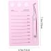 NUSITOU Magnetic Eyelash Board Magnetic Suction Eyelash Pallet Lash Extension Strip Eyelashes Eyelash Grafting Tool Eyelashes Organizer Eyelash Supplies Acrylic Cosmetic Extend Pink 14.3x9.4cm Pink - Buy Online on GoSupps.com