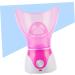 Healeved Pore Cleaner Spa Face Steamer Facial Mist Sprayer Skin Care Steamer Portable Humidifer Pink - Buy Online on GoSupps.com