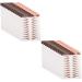 FOMIYES 24 Sheets Peel and Stick Eyebrows Grooming Shaping Eyebrow Make up Eyebrow Paper 21.00X14.70X0.10CMx2pcs Brownx2pcs