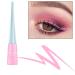 FAEYLI Waterproof Matte Liquid Eyeliner Pen | High Pigment Color | Pink, White, Black, Red, Brown, Green, Purple | Durable Formula | Eye Makeup - 02 - Buy Online on GoSupps.com