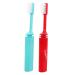 2 STK Camping toothbrush travel toothbrush hanging hooks children's toothbrush brass toothbrush cleaning agents collapsible toothbrush foldable detergent travel