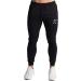 Wangdo Men's Slim Fit Gym Training Joggers Sweatpants in Black - Medium with Zipper Pockets - Buy Online on GoSupps.com