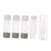 Solustre 3 pieces Cardboard contact lens container holder for eye care set for tweezettes kit Clear container deliver lens supply storage container simply suite organizer ABS-plastic