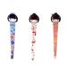 Vantexi Geisha Kokeshi Doll Facial Hair Plucking Tweezer Set - Pack of 3, Assorted Colors - Buy Online on GoSupps.com