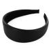 axy HR27C Classic Vintage Leather Headband SERIES 27C Leather Hair band (Black)