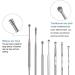8pcs Stainless Steel Ear Pick Earwax Removal Kit for Kids & Adults | Ear Cleaner Tool Set with Tweezers and Spiral Spring Spoon | Includes Cleaning Brush and Storage Box - Buy Online on GoSupps.com
