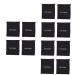 Baluue 12 Pcs Hair Dryer Storage Bag Travel Organizer Pouch Hair Dryer Drawstring Bag Hair Bag Fabric Black
